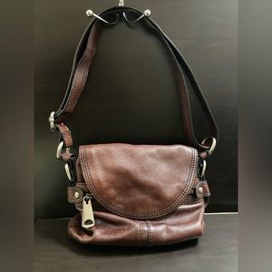 Fifty Four Fossil Brown Crossbody Bag